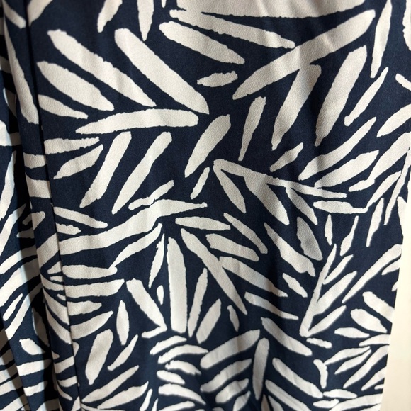 HUTCH Sz S Wrap Dress with Tie Bow Patterned High Low Ruffle Sleeves Lined Flowy - Picture 8 of 10